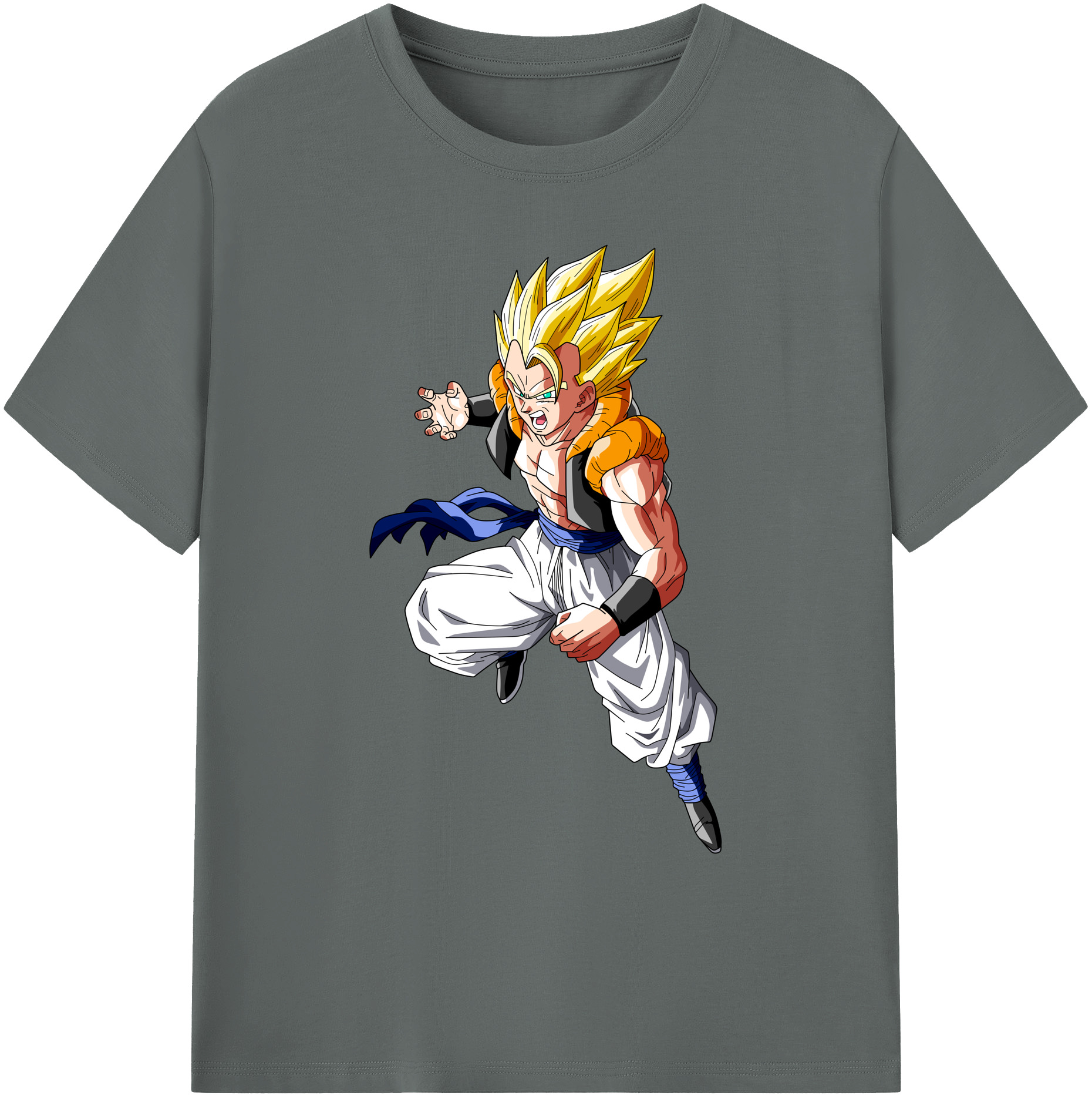 （画像用） ドラゴンボール ベジータ四世（Bejīta Yonsei）DRAGON BALL Vegeta IV 綿100％ メンズ半袖Tシャツ｜肌触りやわらか＆通気性